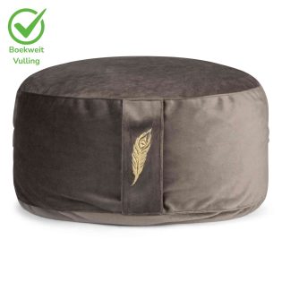 Meditatiekussen Velvet Dark Grey