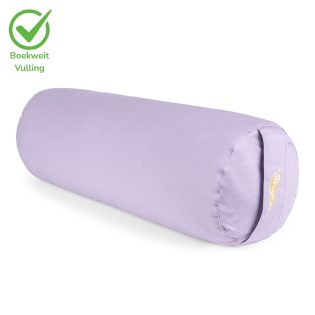 Yoga Bolster - Yoga Kussen - Lila - Yoga Rol - Yogabolster - Boekweit